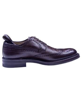 Corneliani Designer Men’s Brown Wing Style Leather Shoes