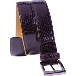 Testoni Genuine Crocodile Leather Belt