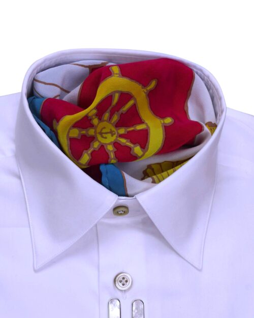 Classic Style Tailored Fit White Dress Shirts