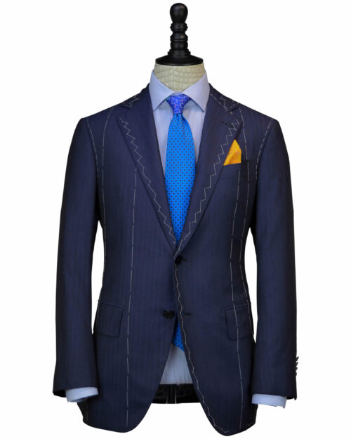 Handcrafted Royal Blue Exclusive 14 Micron fabrics Suits